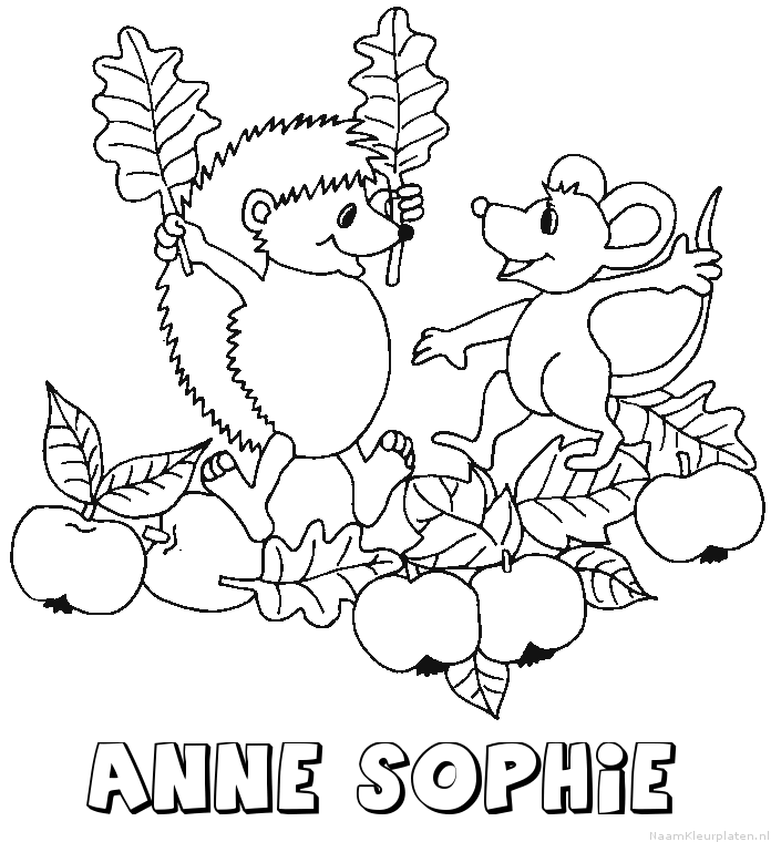 Anne sophie egel kleurplaat